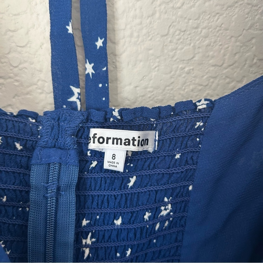 Reformation Michel Top in Starry Blue Night - Picture 4 of 7